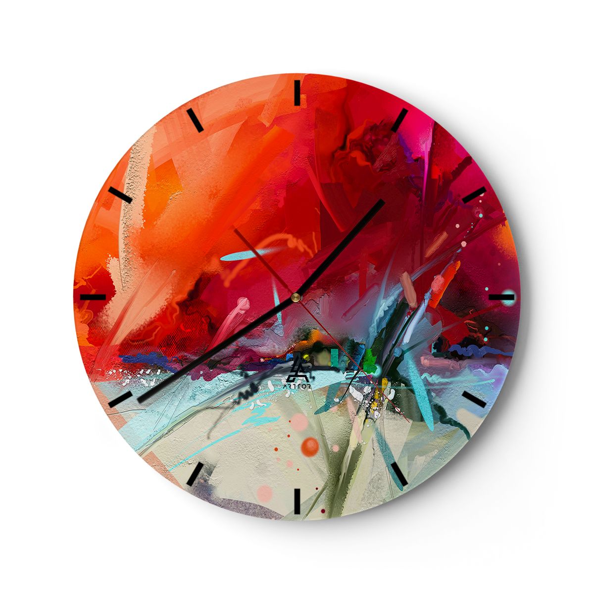 Zegar Ścienny - Kompozycja Dynamika - 50X50 Cm - C3Ar50X50-4036