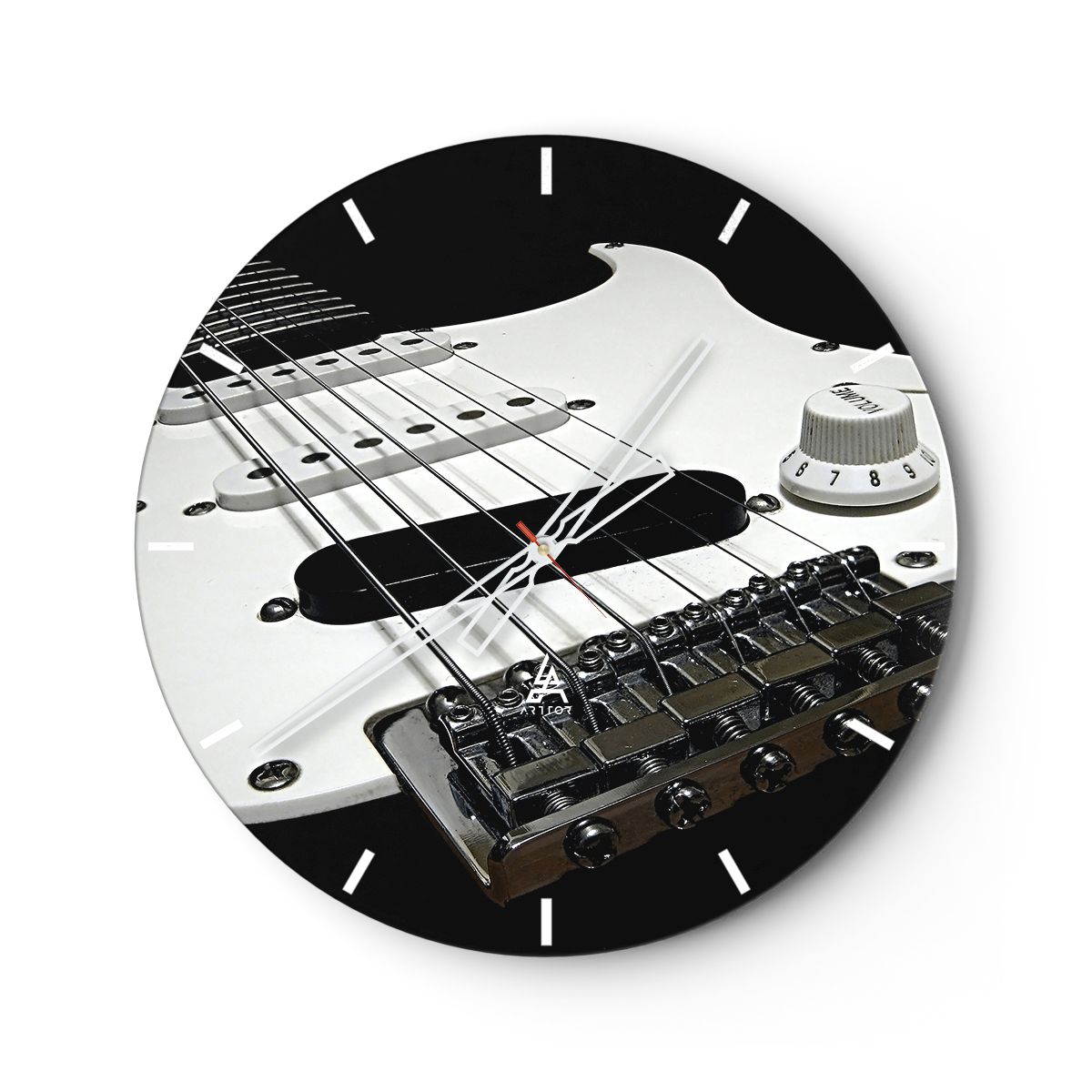 Zegar Ścienny - Gitara Muzyka  - 60X60 Cm - C3Ar60X60-0379