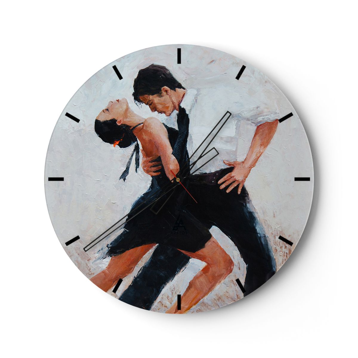 Zegar Ścienny - Tango Tancerze  - 60X60 Cm - C3Ar60X60-3771