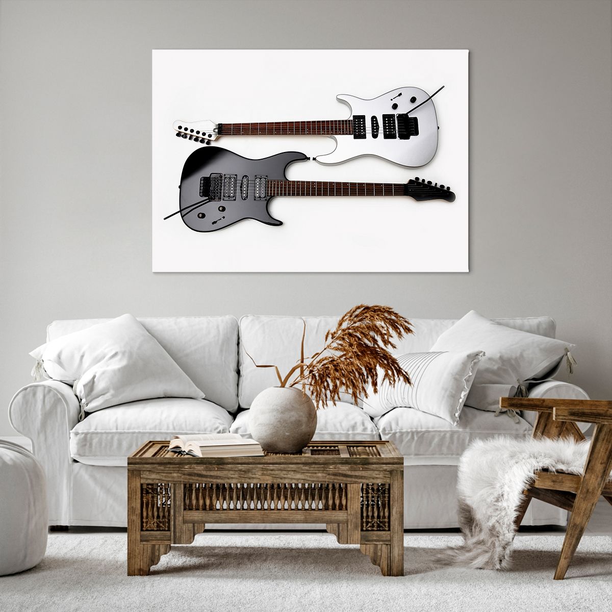 Obraz Na Płótnie - Gitara Muzyka  - 100X70 Cm - Aa100X70-0369