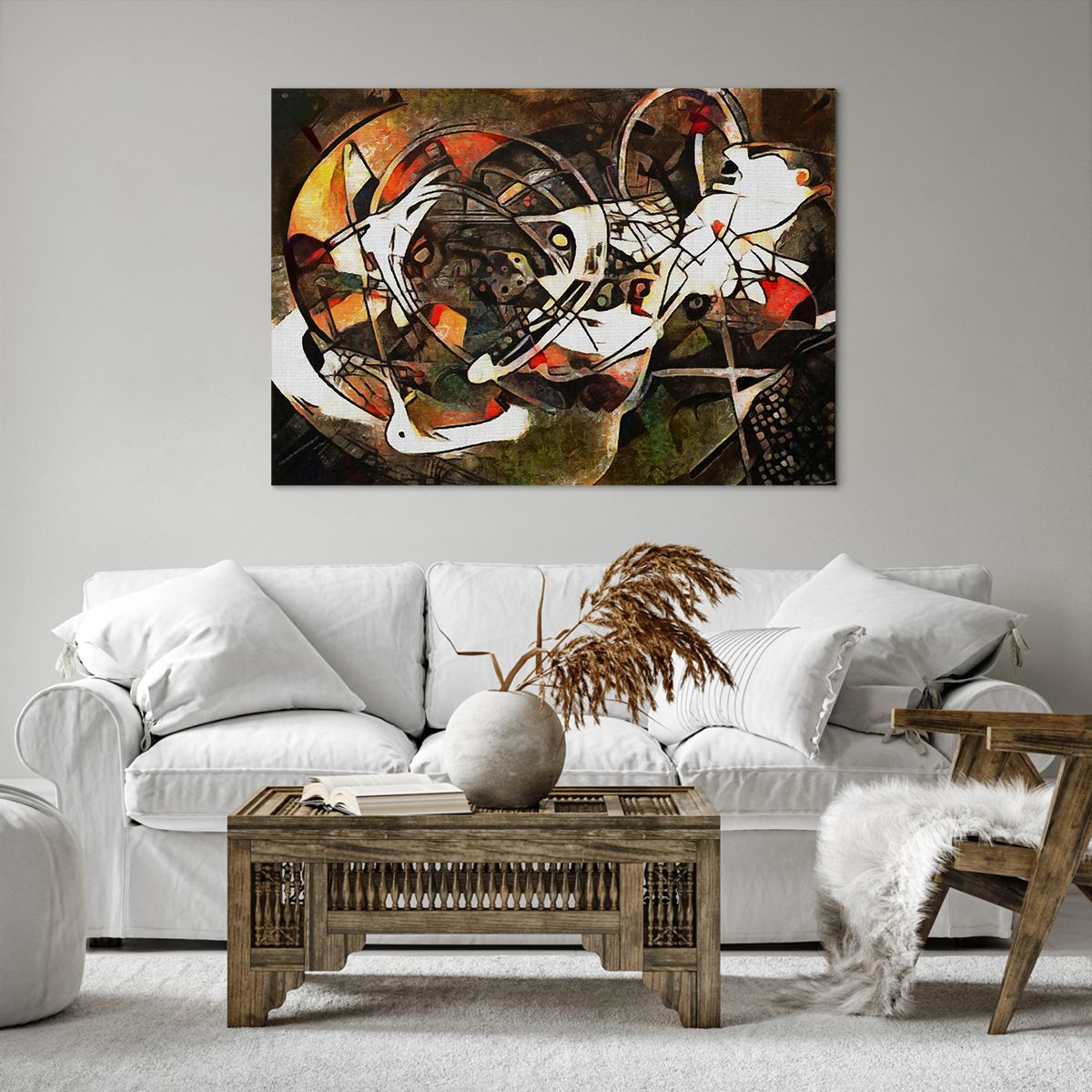Obraz Na Płótnie - Dynamika Kontrasty - 100X70 Cm - Aa100X70-3452