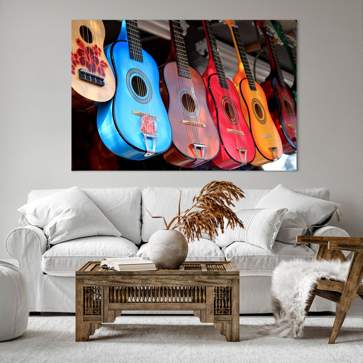 Obraz Na Płótnie - Gitara Muzyka - 120X80 Cm - Aa120X80-2221