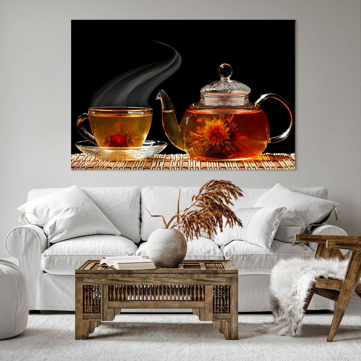 Obraz Na Płótnie - Herbata Napar  - 120X80 Cm - Aa120X80-2253