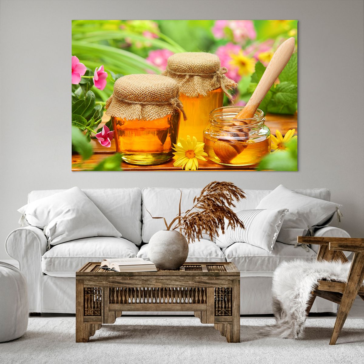 Obraz Na Płótnie - Miód Pasieka Ul - 120X80 Cm - Aa120X80-2475