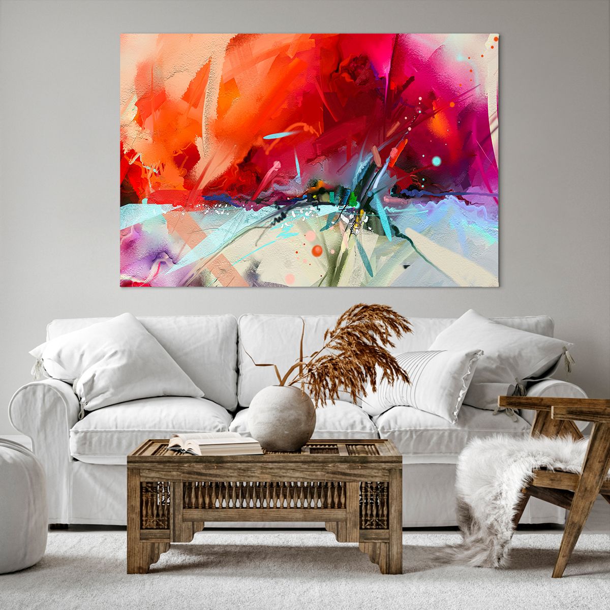 Obraz Na Płótnie - Kompozycja Dynamika - 120X80 Cm - Aa120X80-4036