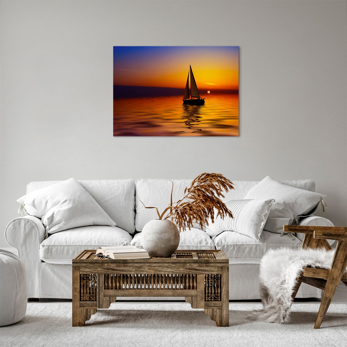 Obraz Na Płótnie - Żaglówka Rejs - 70X50 Cm - Aa70X50-0106