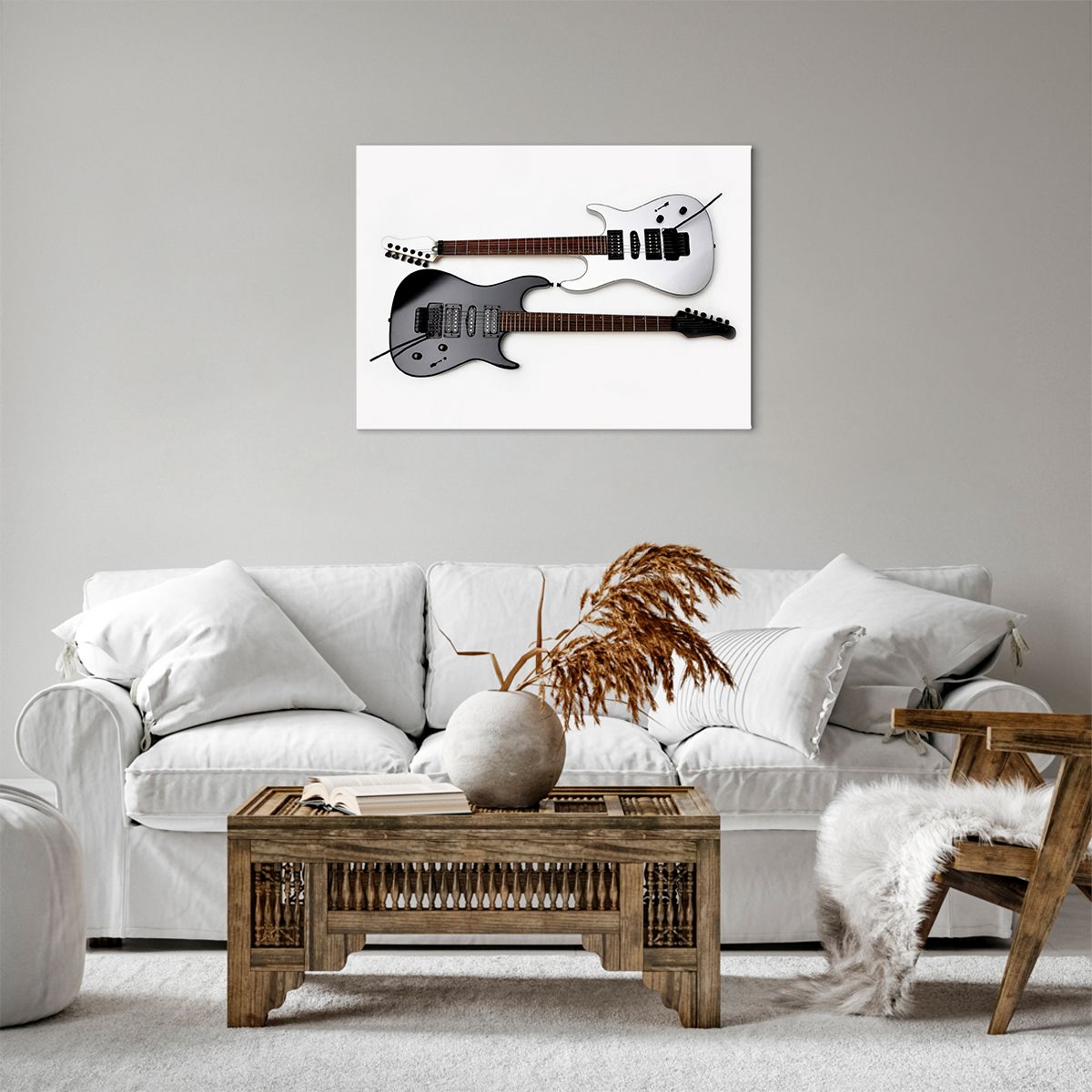 Obraz Na Płótnie - Gitara Muzyka  - 70X50 Cm - Aa70X50-0369