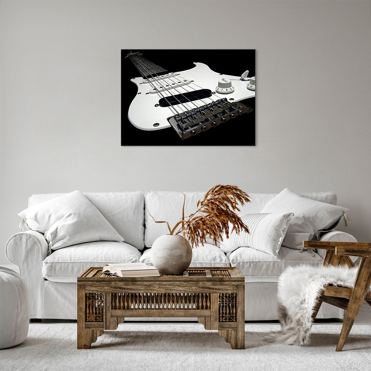 Obraz Na Płótnie - Gitara Muzyka  - 70X50 Cm - Aa70X50-0379