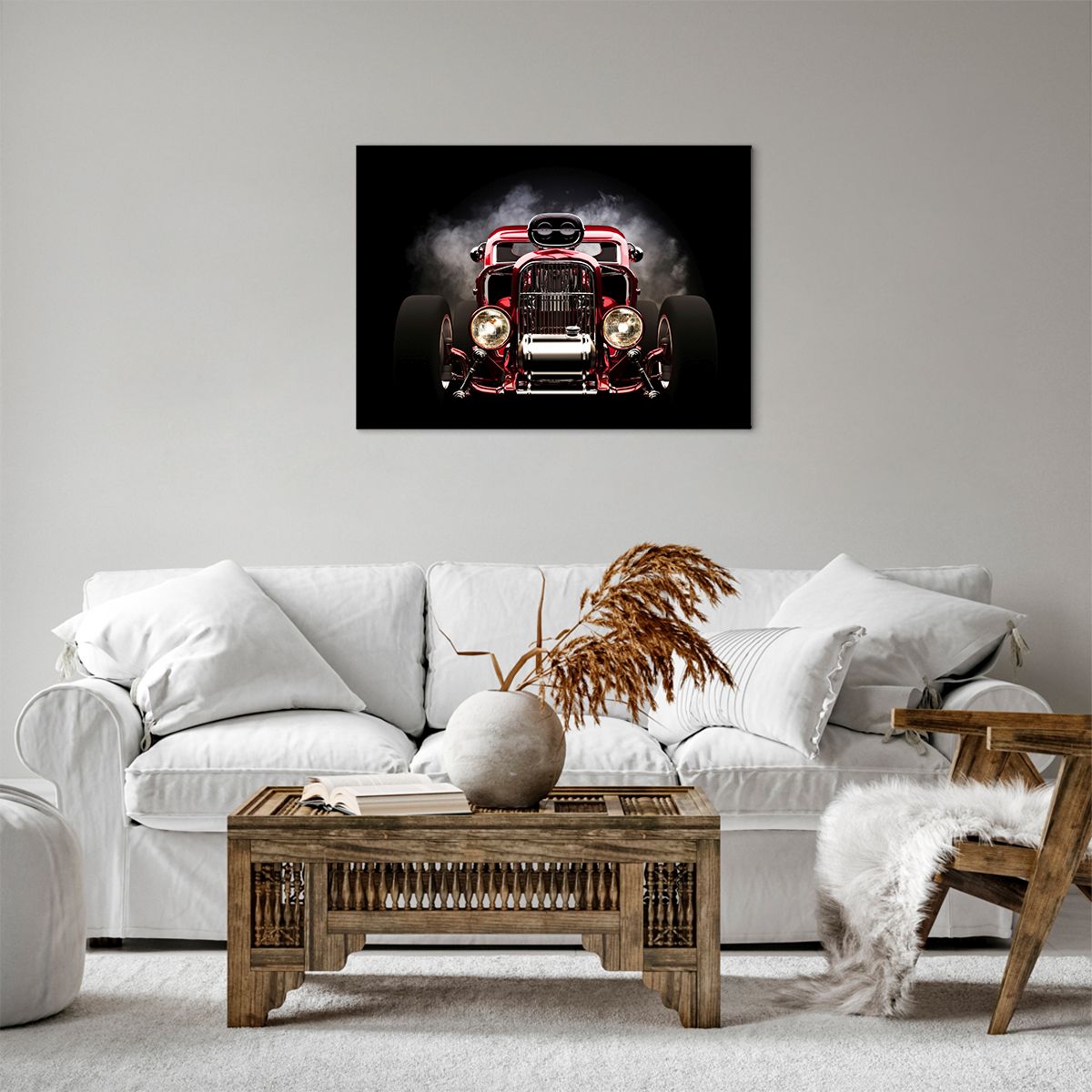 Obraz Na Płótnie - Samochód Retro - 70X50 Cm - Aa70X50-2422