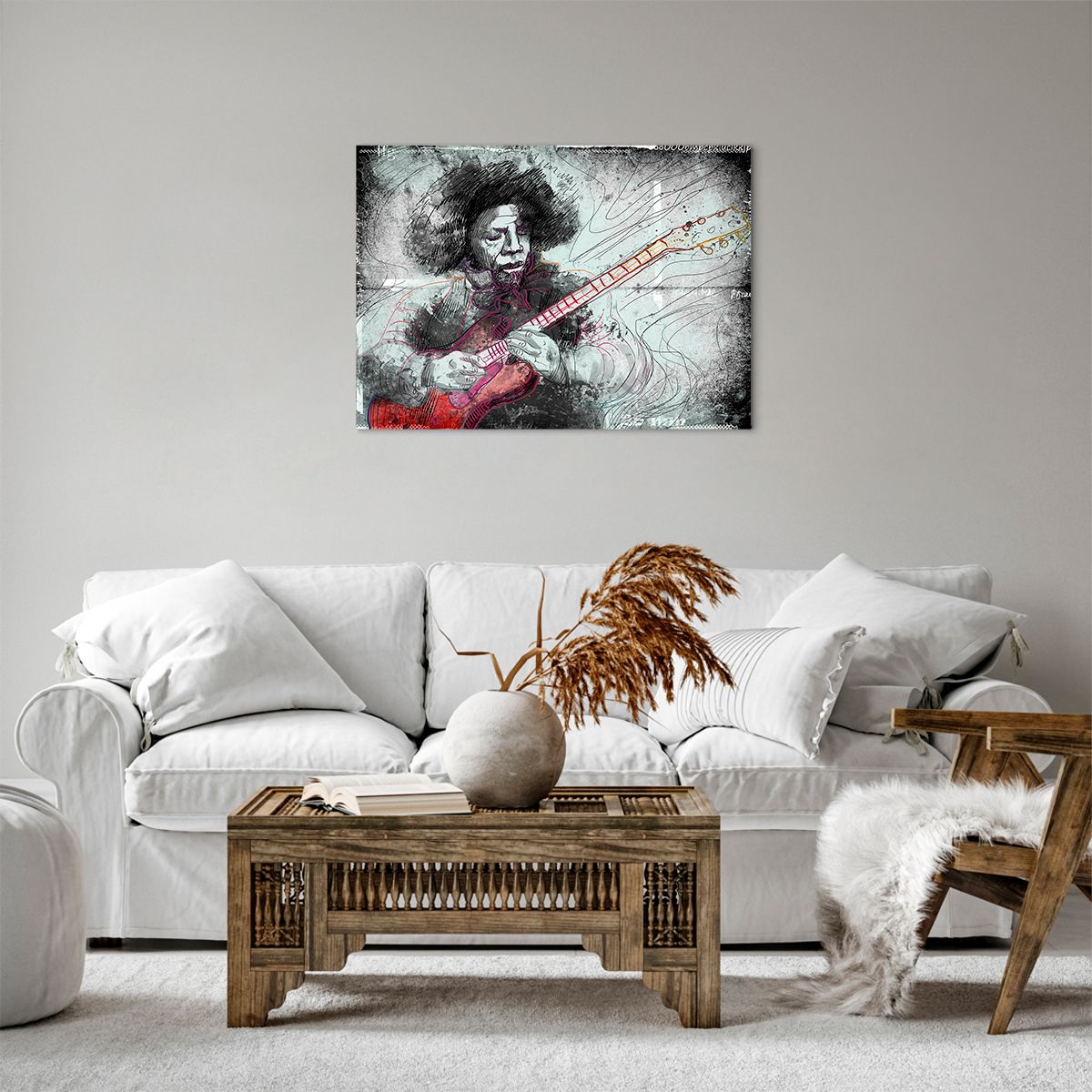Obraz Na Płótnie - Gitara Muzyka  - 70X50 Cm - Aa70X50-2559