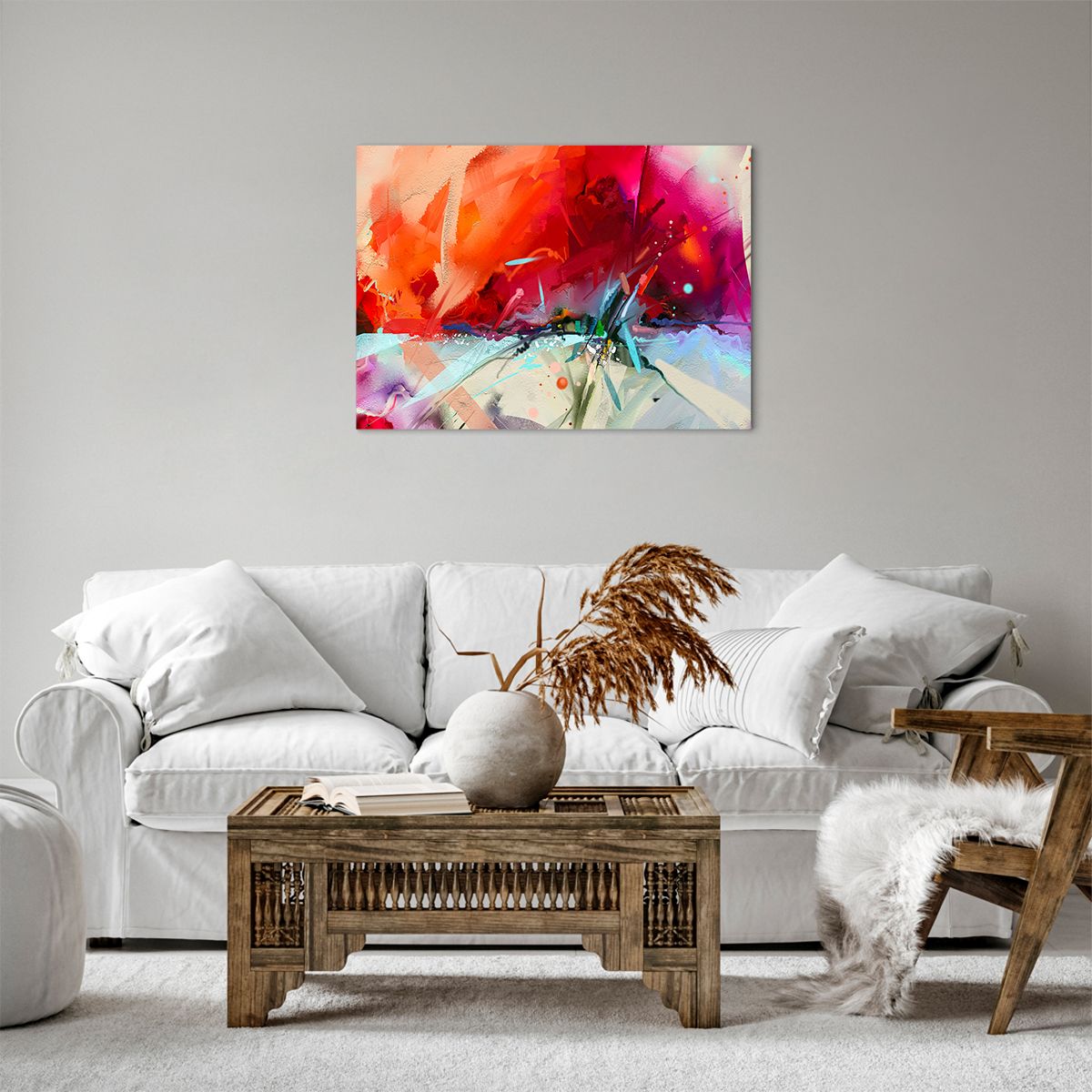 Obraz Na Płótnie - Kompozycja Dynamika - 70X50 Cm - Aa70X50-4036