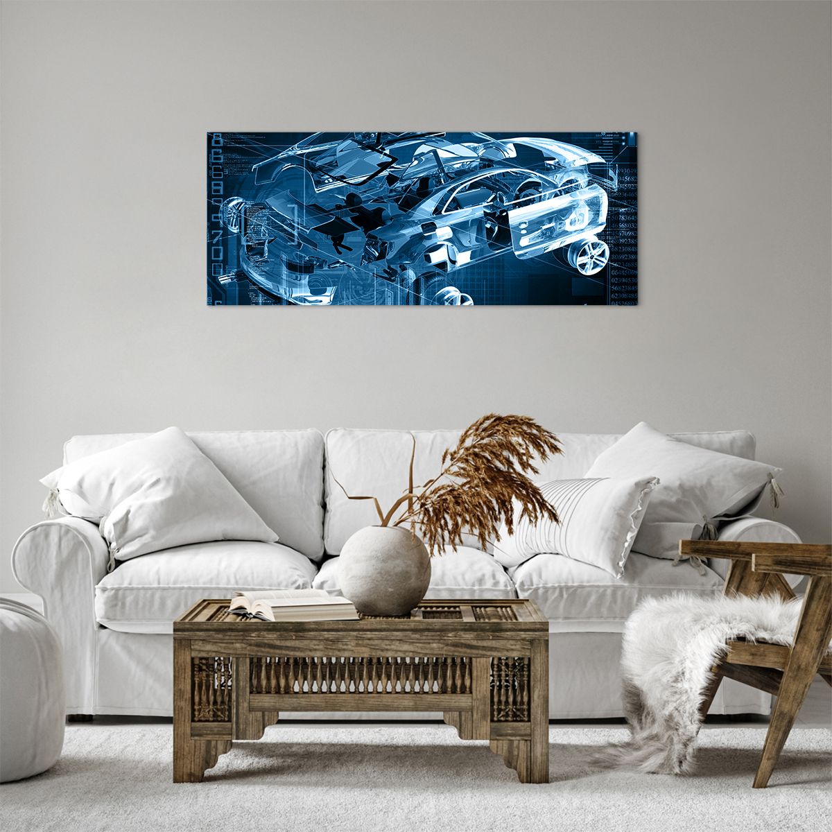 Obraz Na Płótnie - Samochód Prototyp - 100X40 Cm - Ab100X40-2615