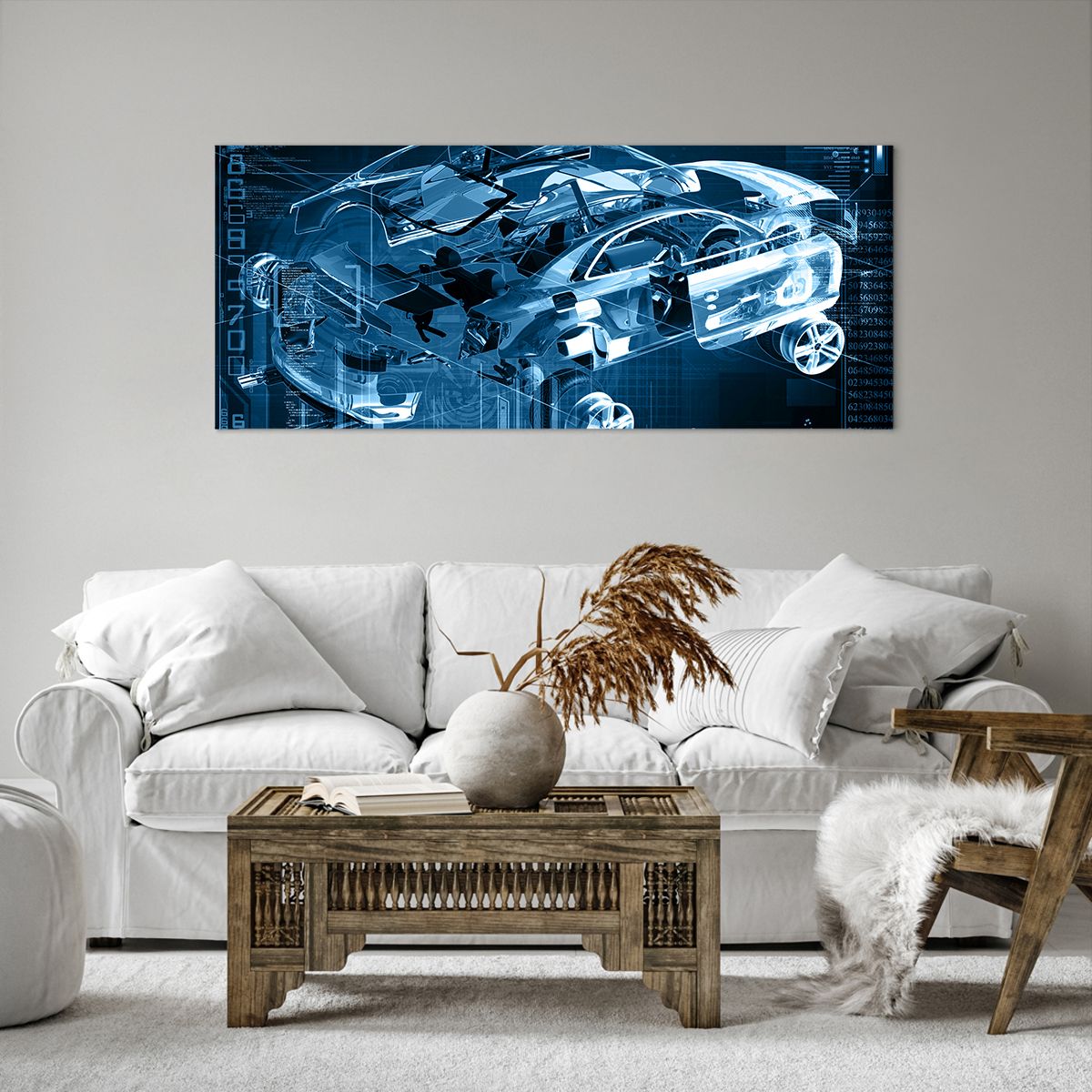 Obraz Na Płótnie - Samochód Prototyp - 120X50 Cm - Ab120X50-2615
