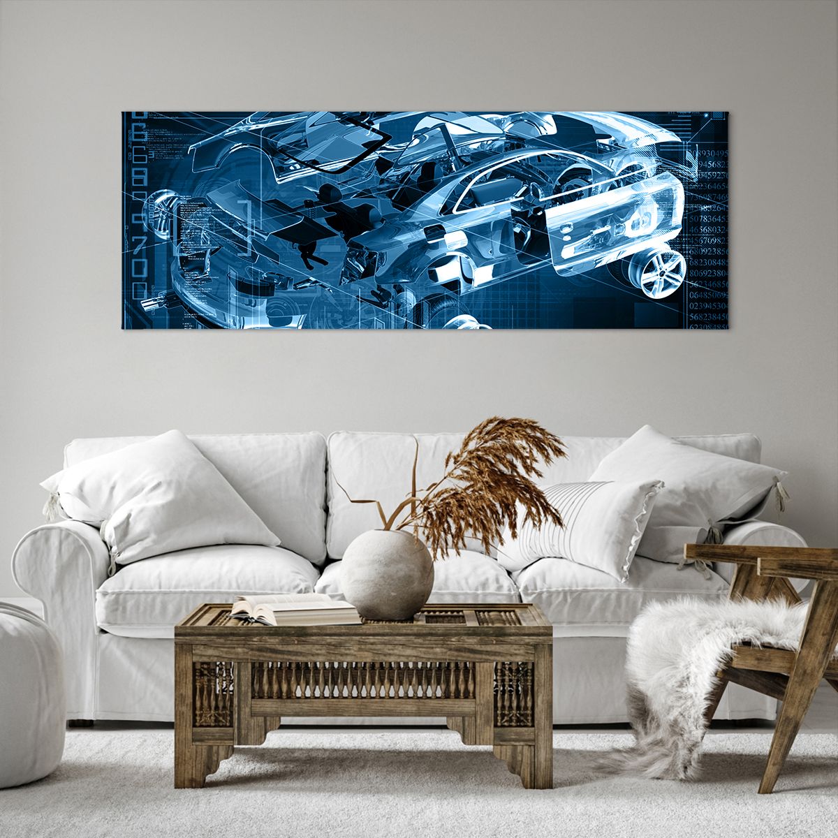 Obraz Na Płótnie - Samochód Prototyp - 140X50 Cm - Ab140X50-2615