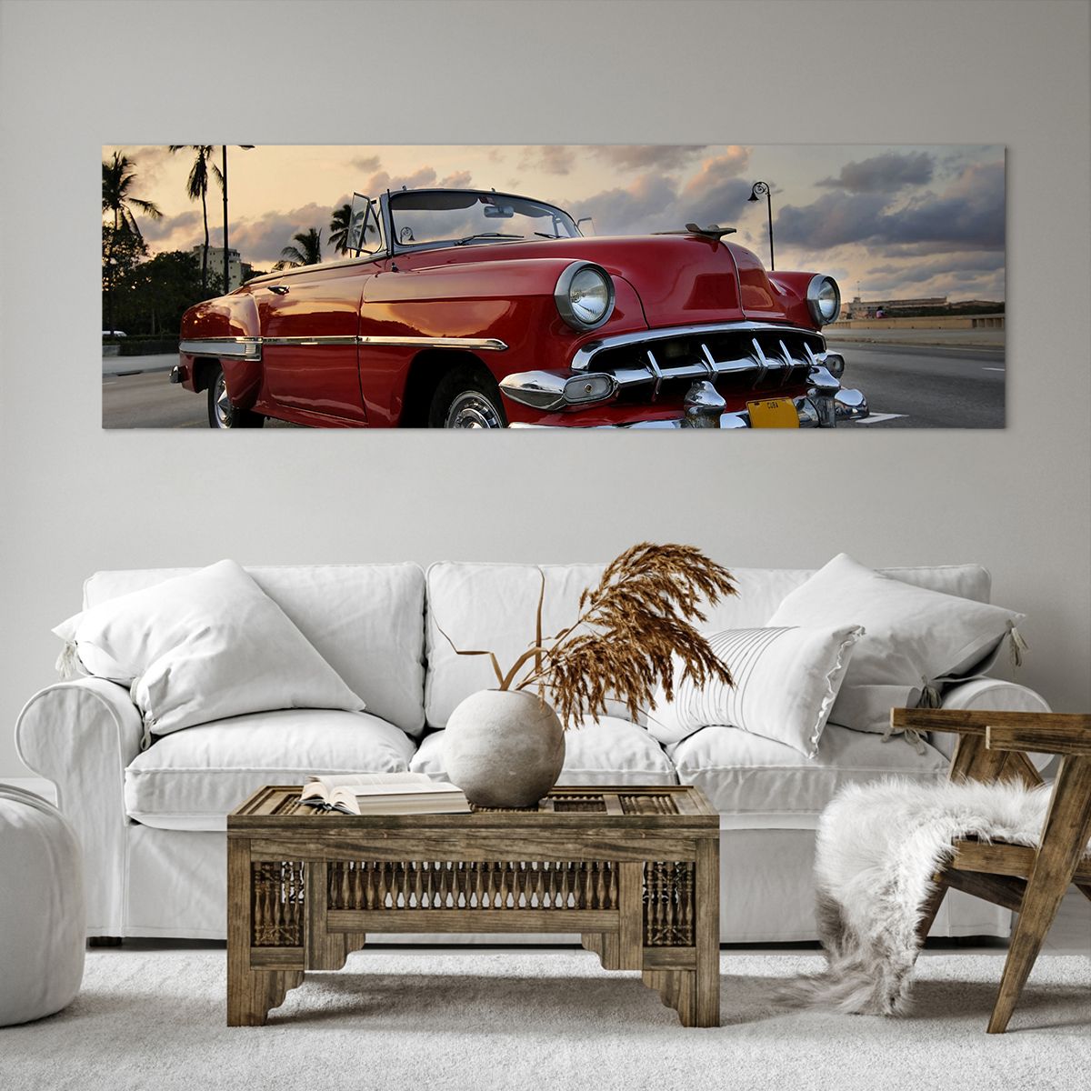 Obraz Na Płótnie - Cadillac Samochód - 160X50 Cm - Ab160X50-0186