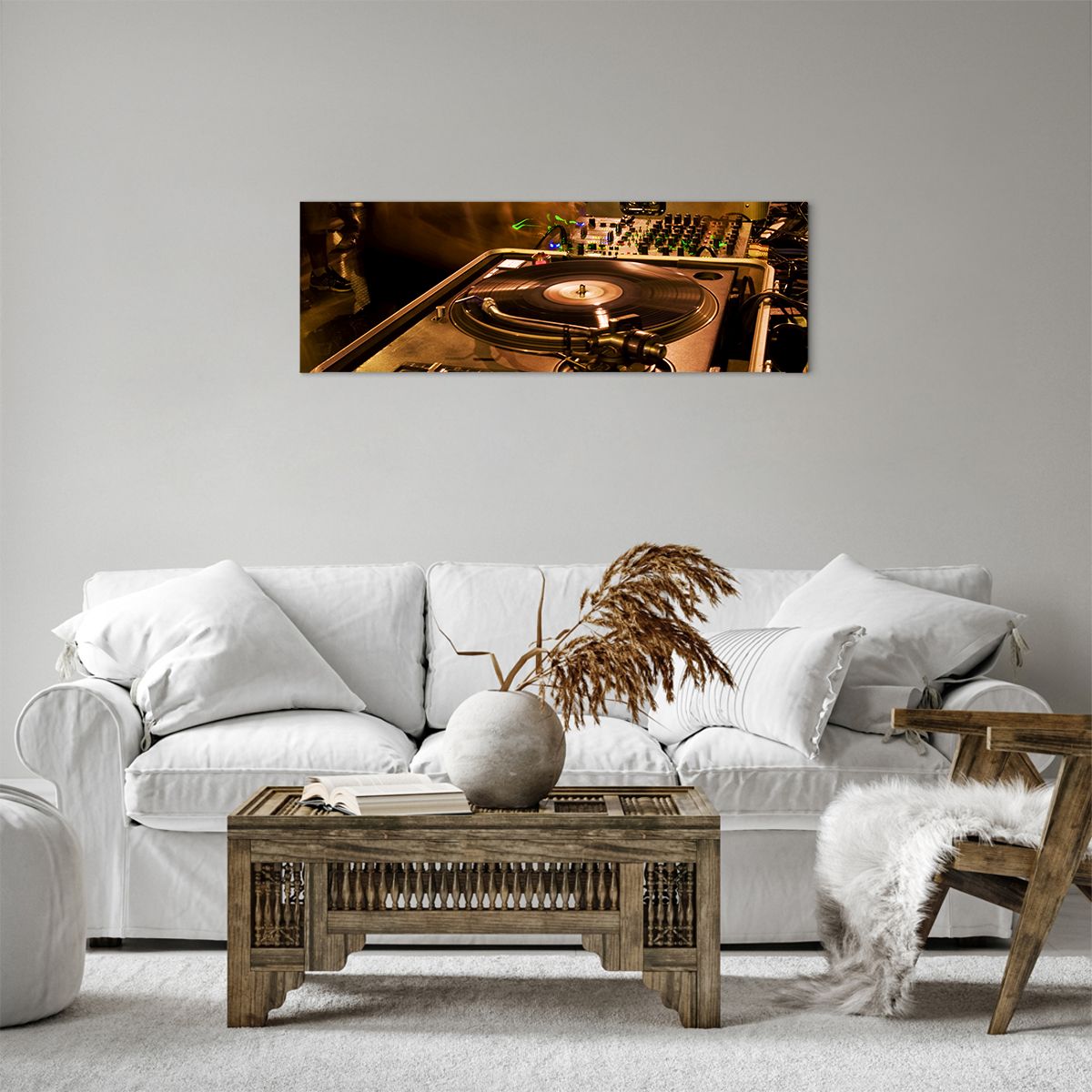 Obraz Na Płótnie - Studio Nagrań  - 90X30 Cm - Ab90X30-0505
