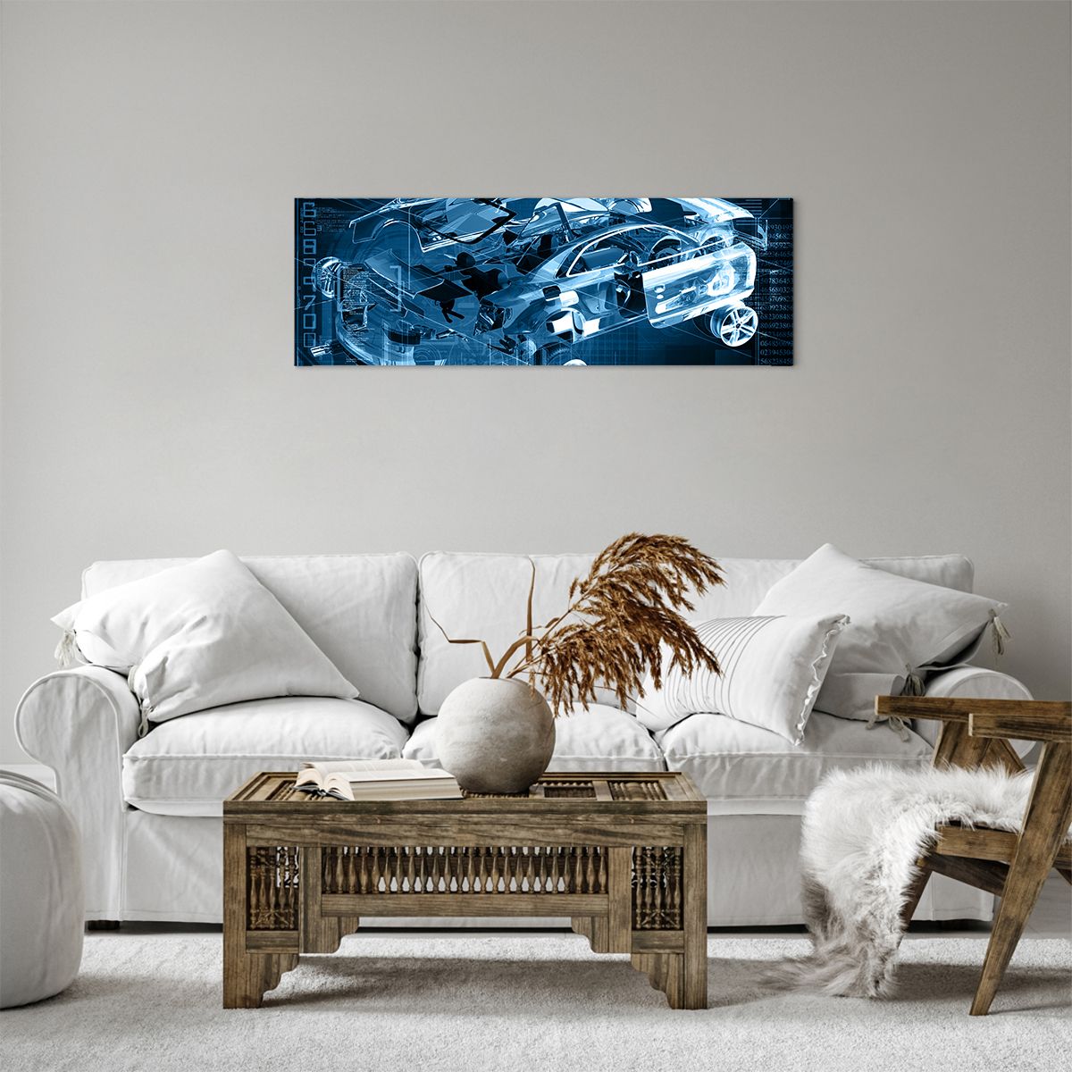 Obraz Na Płótnie - Samochód Prototyp - 90X30 Cm - Ab90X30-2615