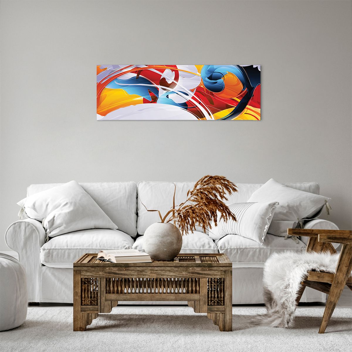Obraz Na Płótnie - Dynamiczny Obraz - 90X30 Cm - Ab90X30-3529