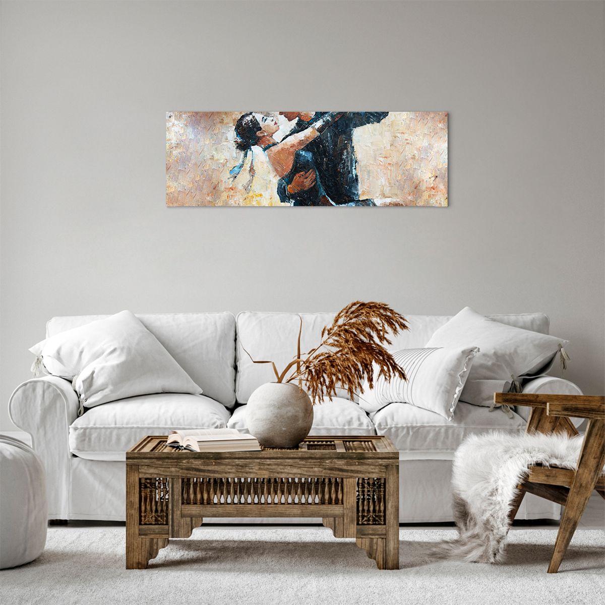 Obraz Na Płótnie - Tancerze Tango - 90X30 Cm - Ab90X30-3773