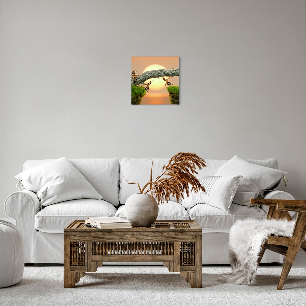Obraz Na Płótnie - Przyroda Mrówka - 30X30 Cm - Ac30X30-2104