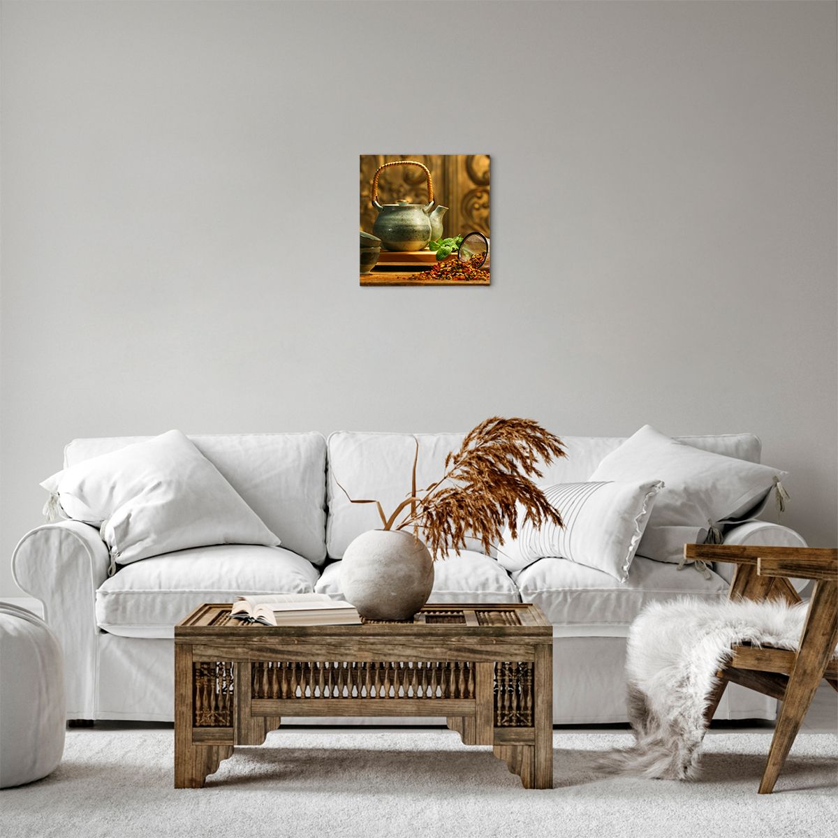 Obraz Na Płótnie - Imbryk Herbata - 30X30 Cm - Ac30X30-2628