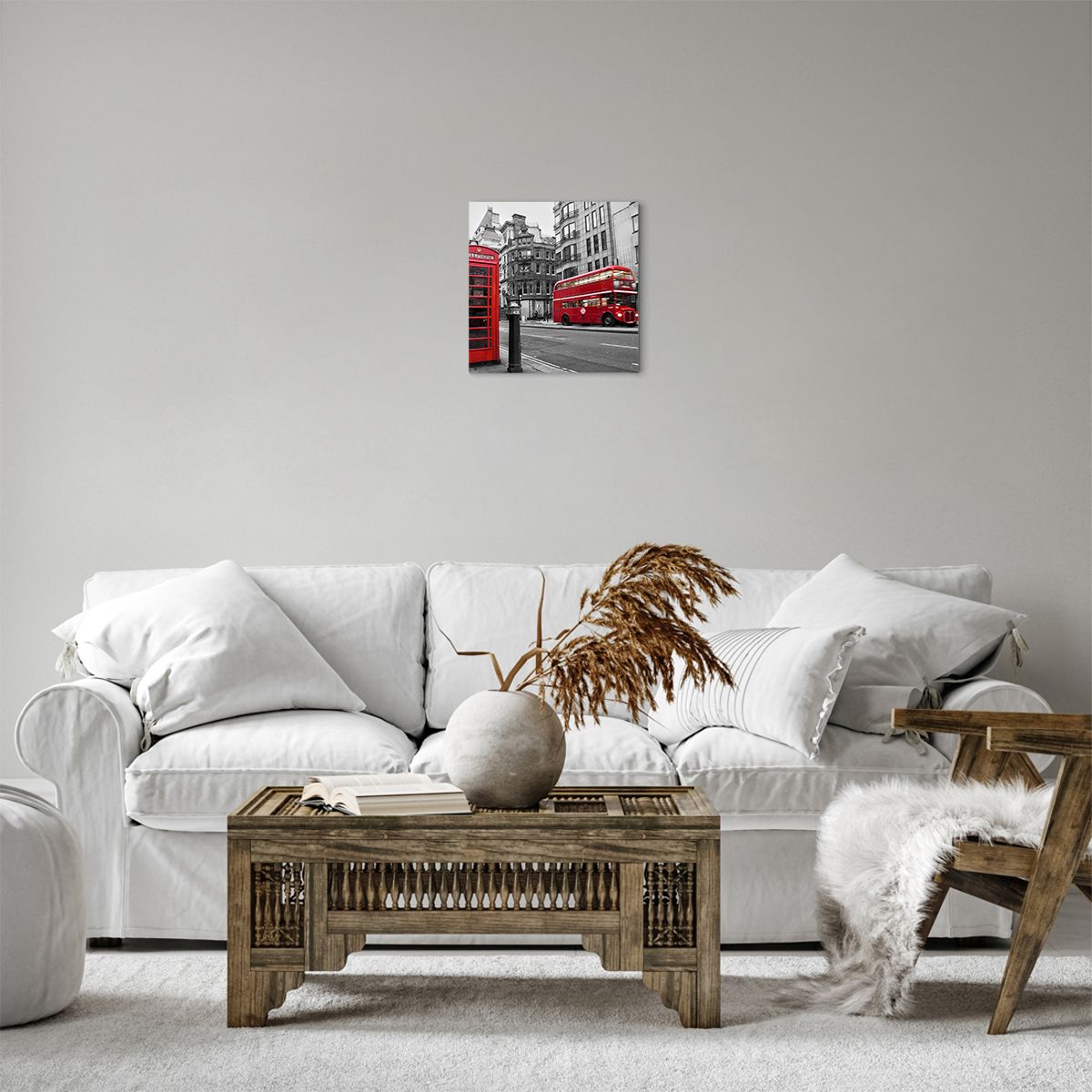 Obraz Na Płótnie - Londyn Miasto - 30X30 Cm - Ac30X30-2674