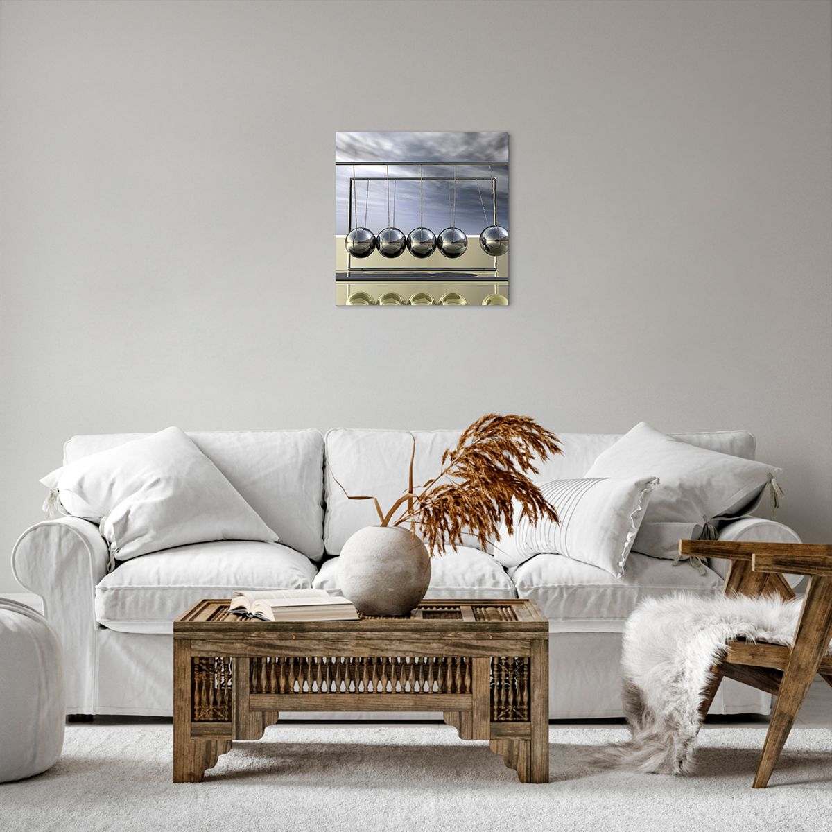 Obraz Na Płótnie - Kule Kompozycja - 40X40 Cm - Ac40X40-0252