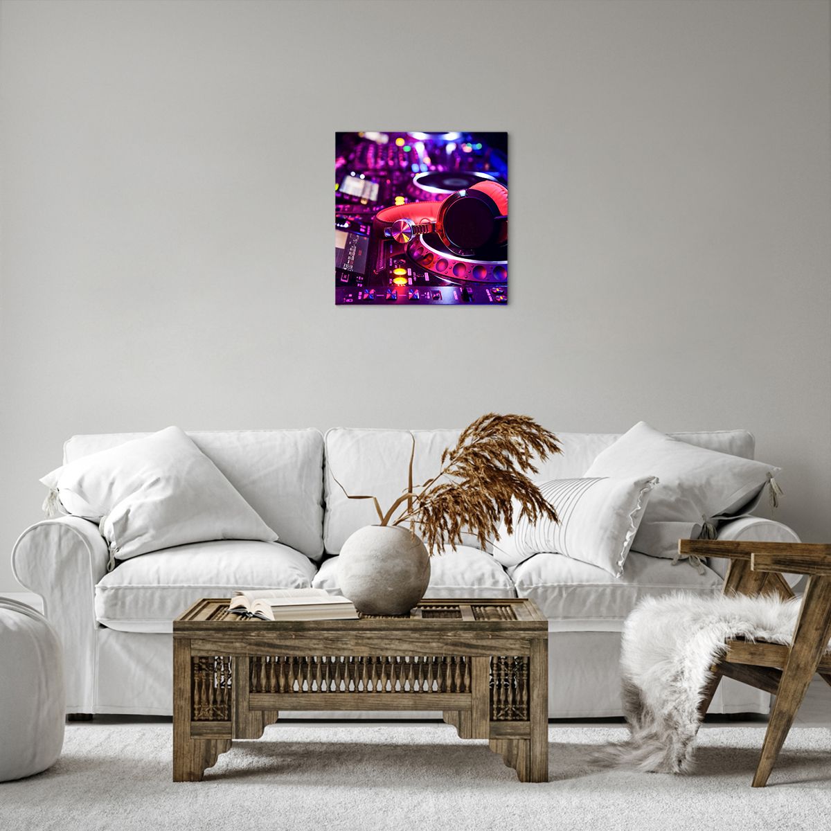 Obraz Na Płótnie - Studio Nagrań  - 40X40 Cm - Ac40X40-2404