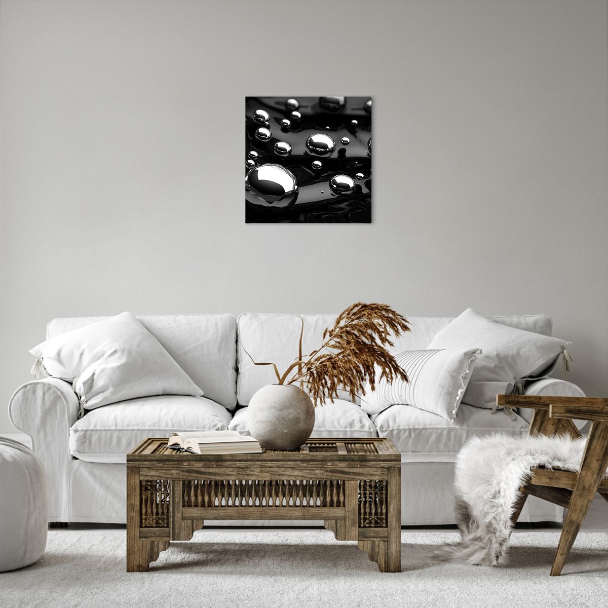 Obraz Na Płótnie - Kule Kompozycja - 40X40 Cm - Ac40X40-2525