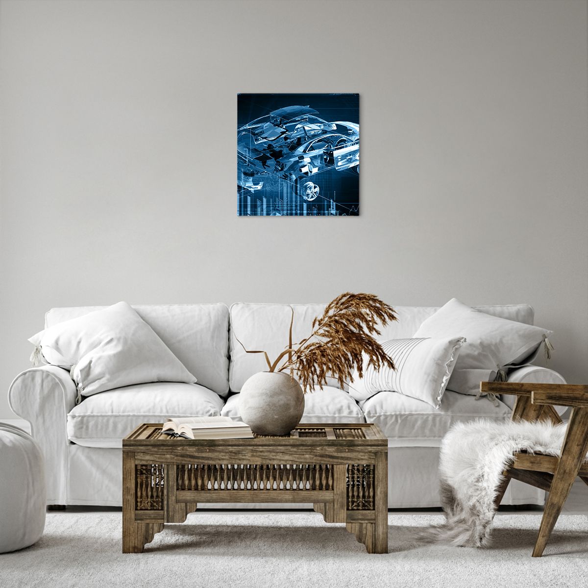 Obraz Na Płótnie - Samochód Prototyp - 40X40 Cm - Ac40X40-2615