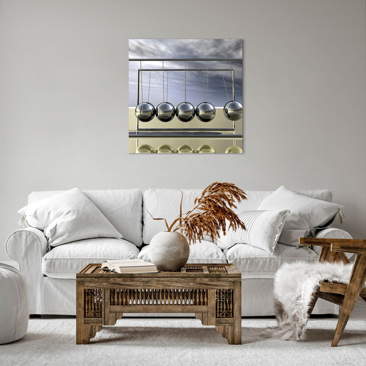 Obraz Na Płótnie - Kule Kompozycja - 60X60 Cm - Ac60X60-0252