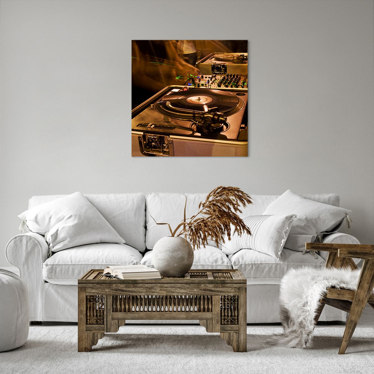 Obraz Na Płótnie - Studio Nagrań  - 60X60 Cm - Ac60X60-0505