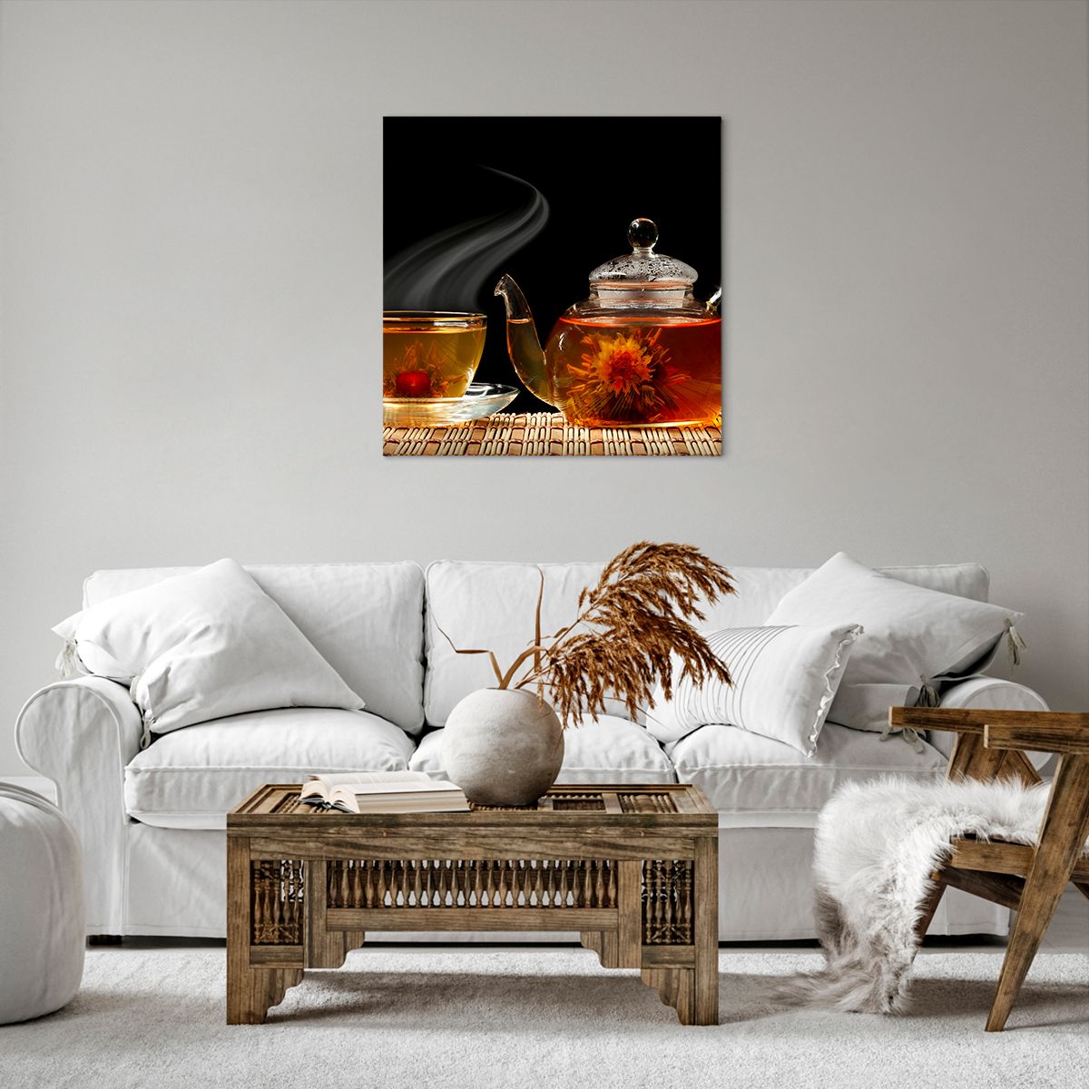 Obraz Na Płótnie - Herbata Napar  - 60X60 Cm - Ac60X60-2253