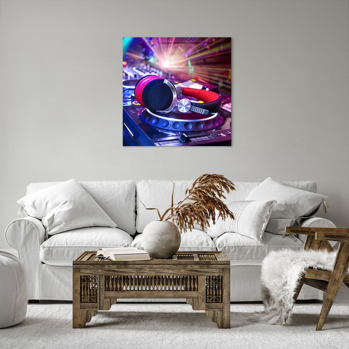Obraz Na Płótnie - Studio Nagrań  - 60X60 Cm - Ac60X60-2412
