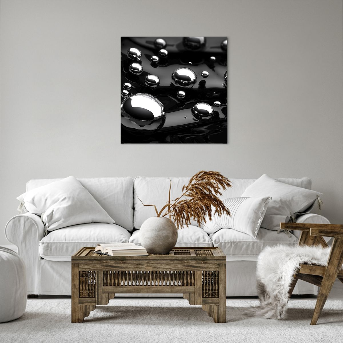 Obraz Na Płótnie - Kule Kompozycja - 60X60 Cm - Ac60X60-2525