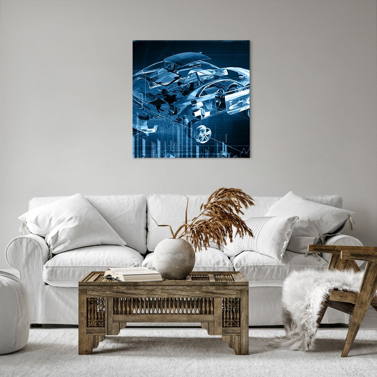 Obraz Na Płótnie - Samochód Prototyp - 60X60 Cm - Ac60X60-2615