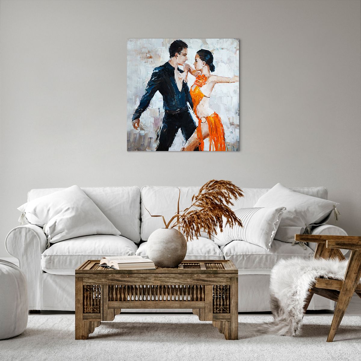 Obraz Na Płótnie - Samba Tancerze - 60X60 Cm - Ac60X60-3772