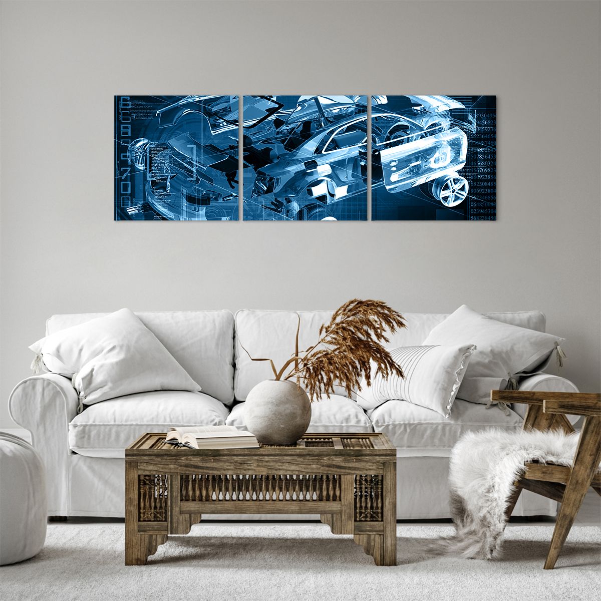 Obraz Na Płótnie - Samochód Prototyp - 120X40 Cm - Ca120X40-2615