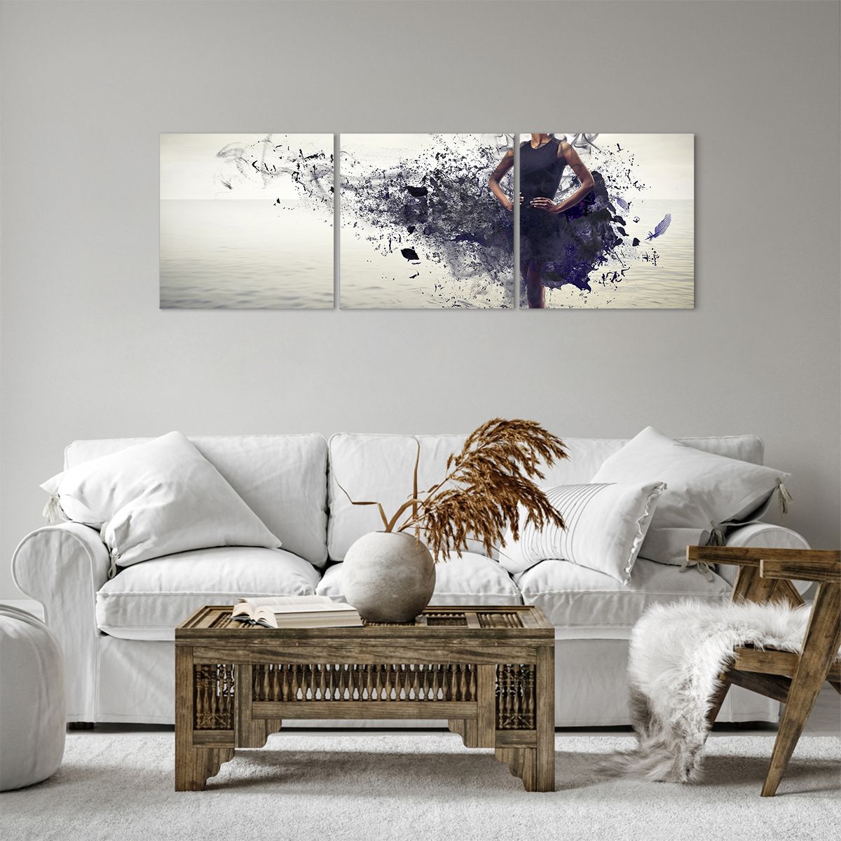 Obraz Na Płótnie - Kobieta Modelka - 120X40 Cm - Ca120X40-2623