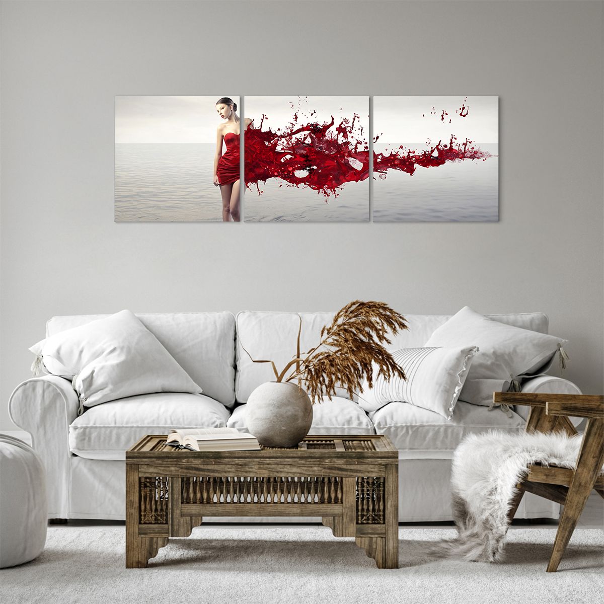 Obraz Na Płótnie - Kobieta Modelka - 120X40 Cm - Ca120X40-2633