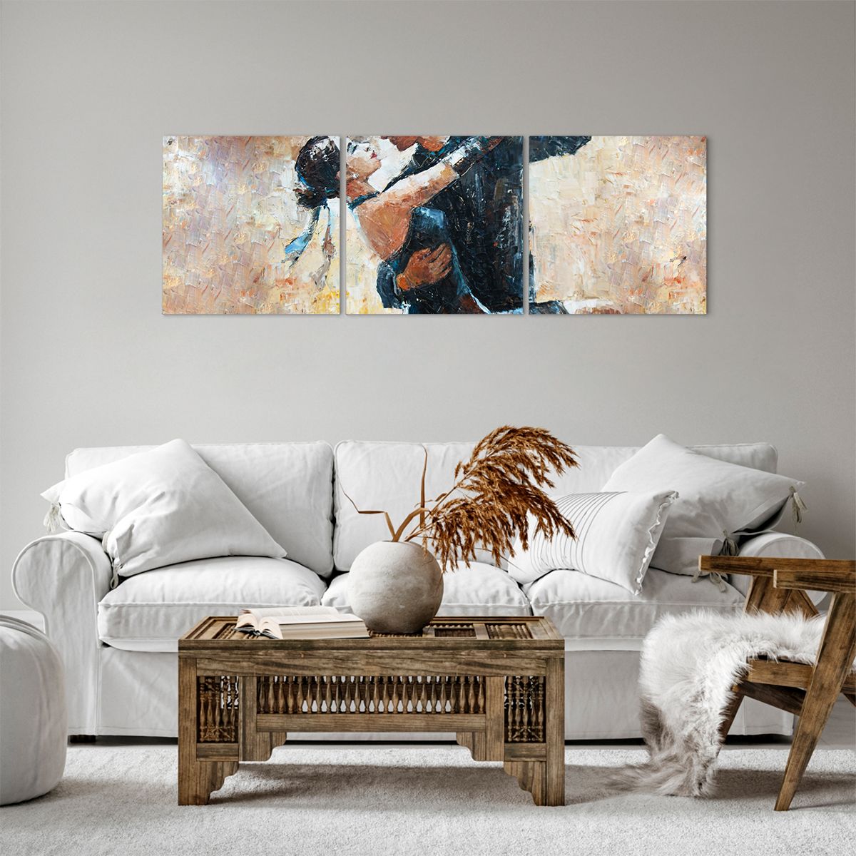 Obraz Na Płótnie - Tancerze Tango - 120X40 Cm - Ca120X40-3773