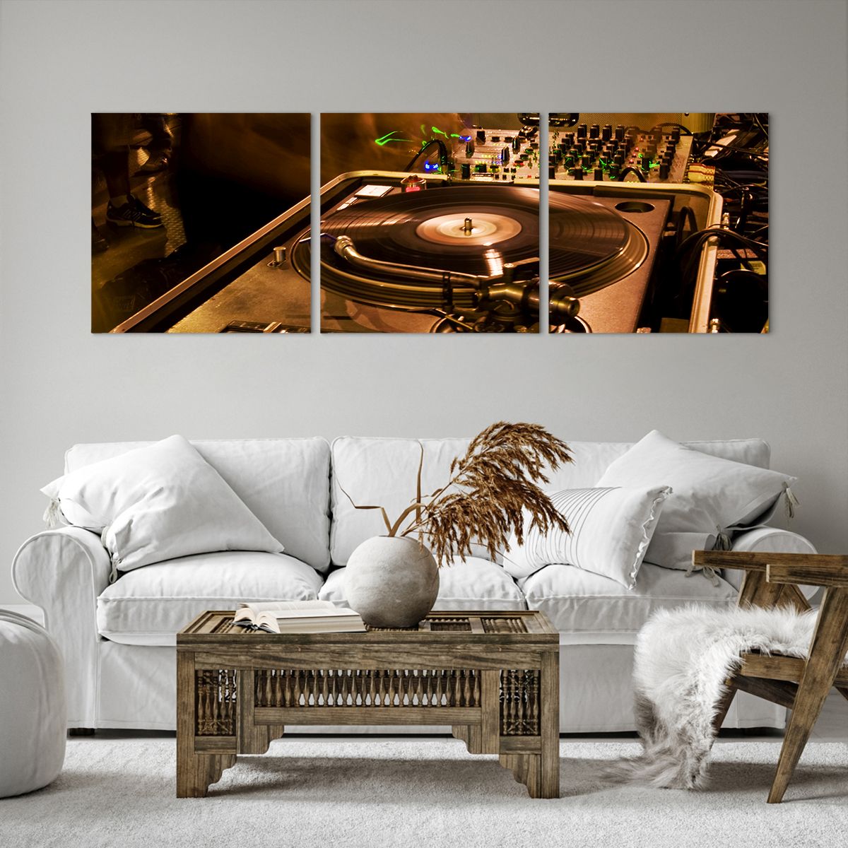 Obraz Na Płótnie - Studio Nagrań  - 150X50 Cm - Ca150X50-0505