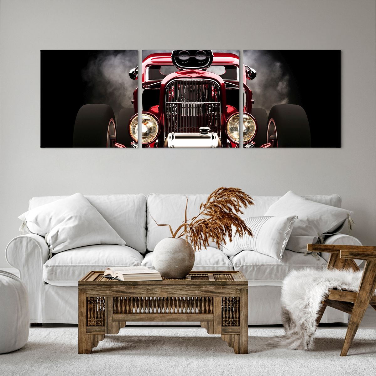 Obraz Na Płótnie - Samochód Retro - 150X50 Cm - Ca150X50-2422