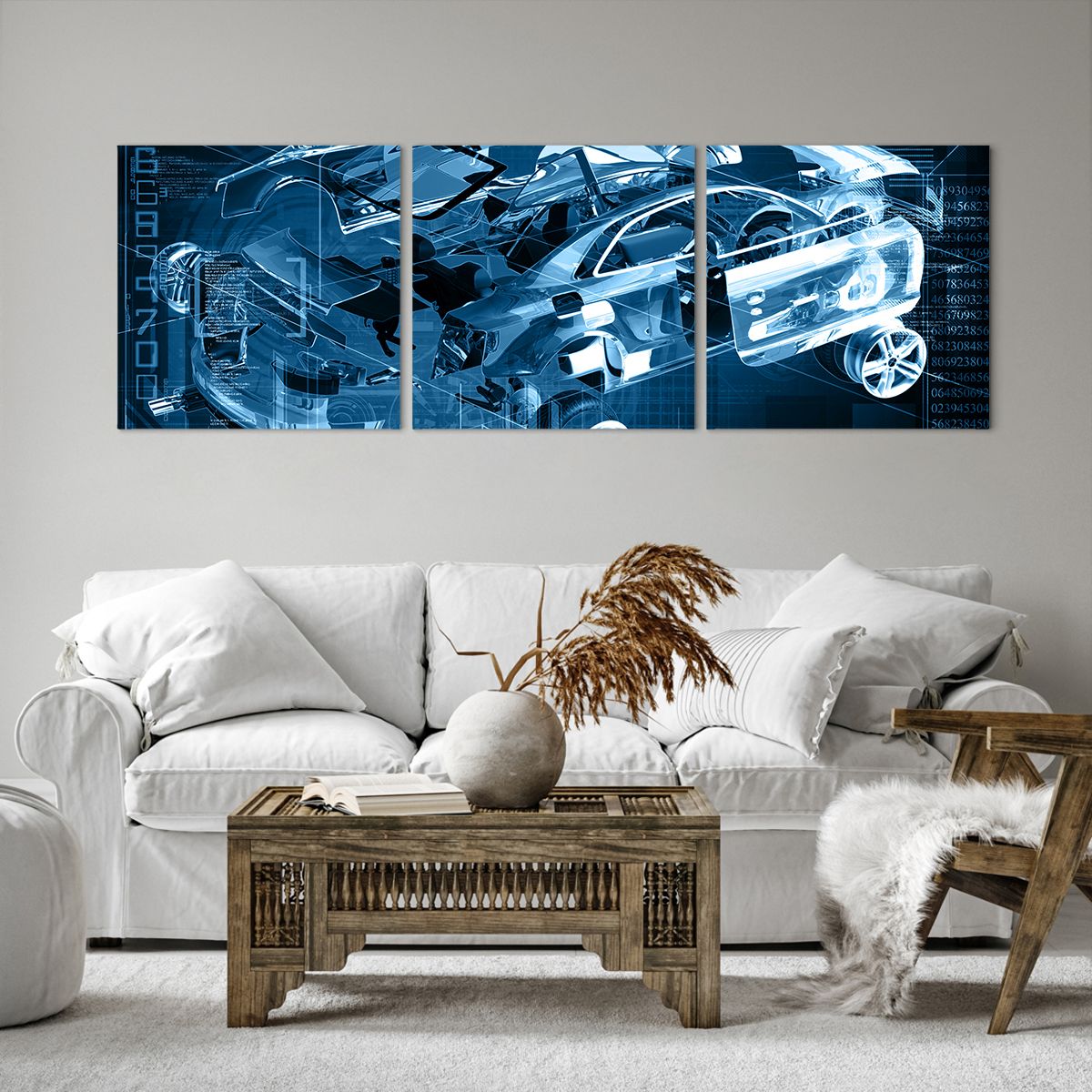 Obraz Na Płótnie - Samochód Prototyp - 150X50 Cm - Ca150X50-2615