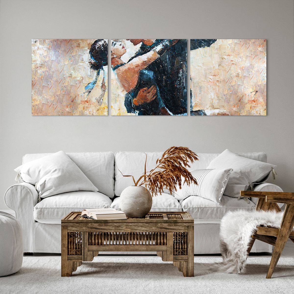 Obraz Na Płótnie - Tancerze Tango - 150X50 Cm - Ca150X50-3773