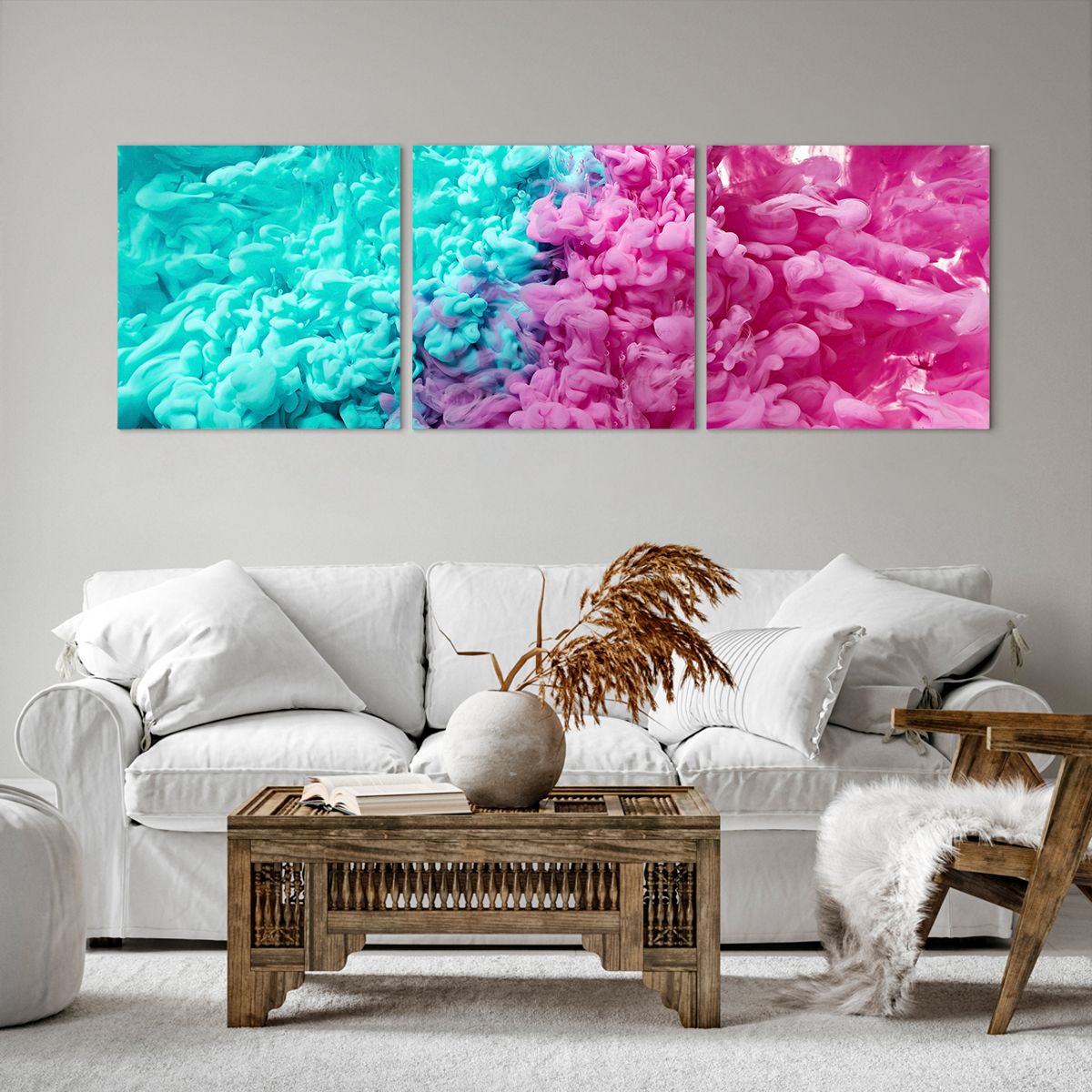 Obraz Na Płótnie - Kompozycja Modern - 150X50 Cm - Ca150X50-3908