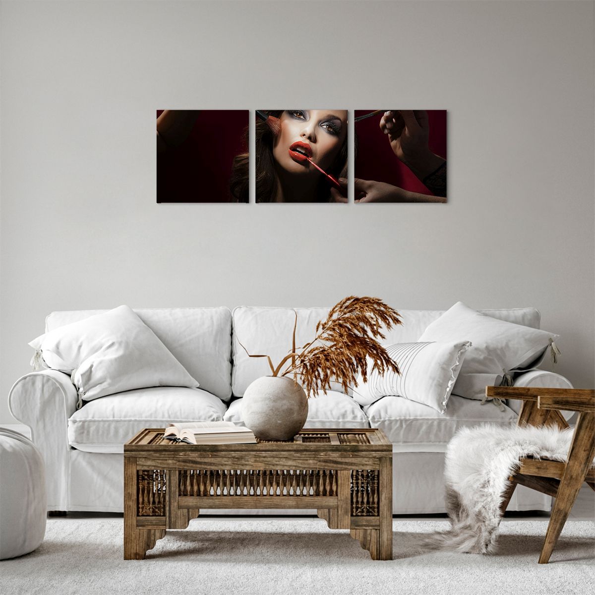 Obraz Na Płótnie - Kobieta Modelka - 90X30 Cm - Ca90X30-2597