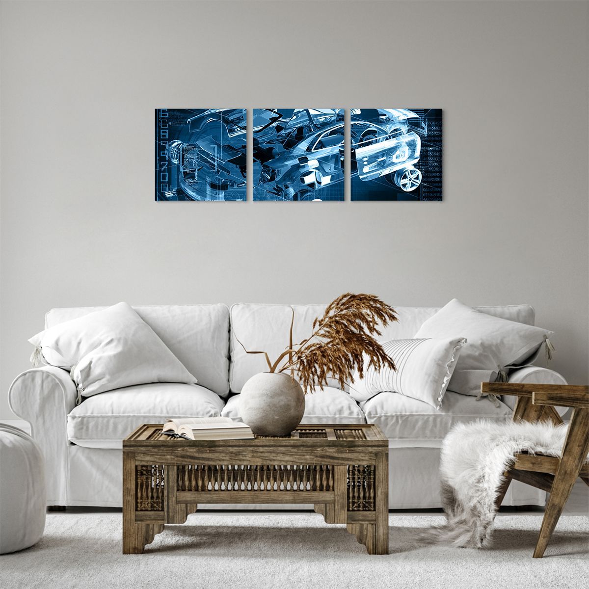 Obraz Na Płótnie - Samochód Prototyp - 90X30 Cm - Ca90X30-2615
