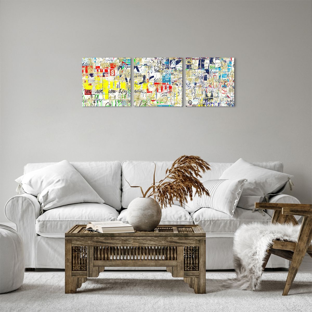 Obraz Na Płótnie - Graffiti Rysunek - 90X30 Cm - Ca90X30-2907