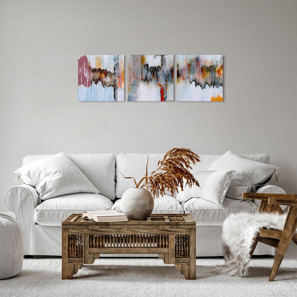 Obraz Na Płótnie - Zamazane Postaci  - 90X30 Cm - Ca90X30-3676